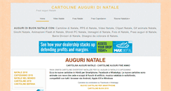 Desktop Screenshot of natalecartolineauguri.com